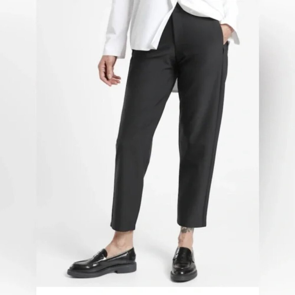 Athleta Stellar Skinny Black Trouser Pants